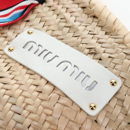 Miu Miu Raffia Hand Bag
