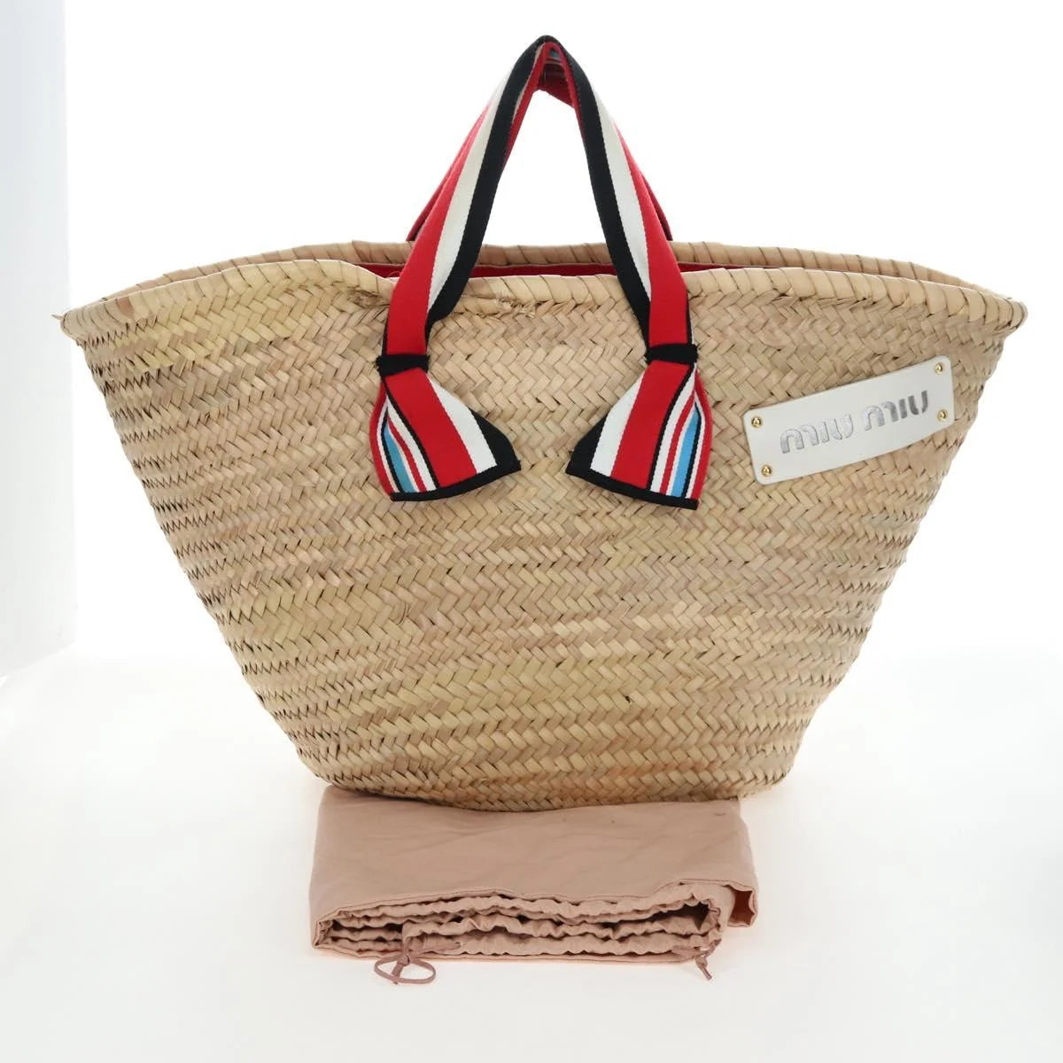 Miu Miu Raffia Hand Bag