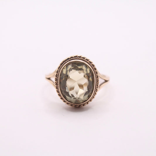 Citrine Cord Ring