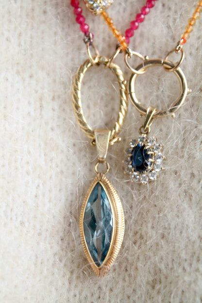 Sapphire Lady Di Pendant