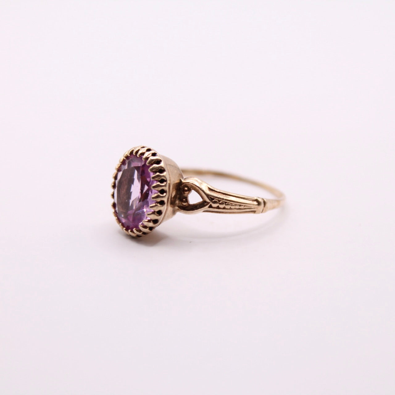 Pink Sapphire Statement Ring