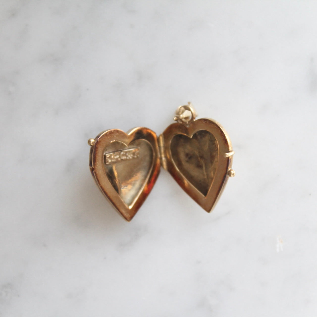 Engraved Heart Photo Locket