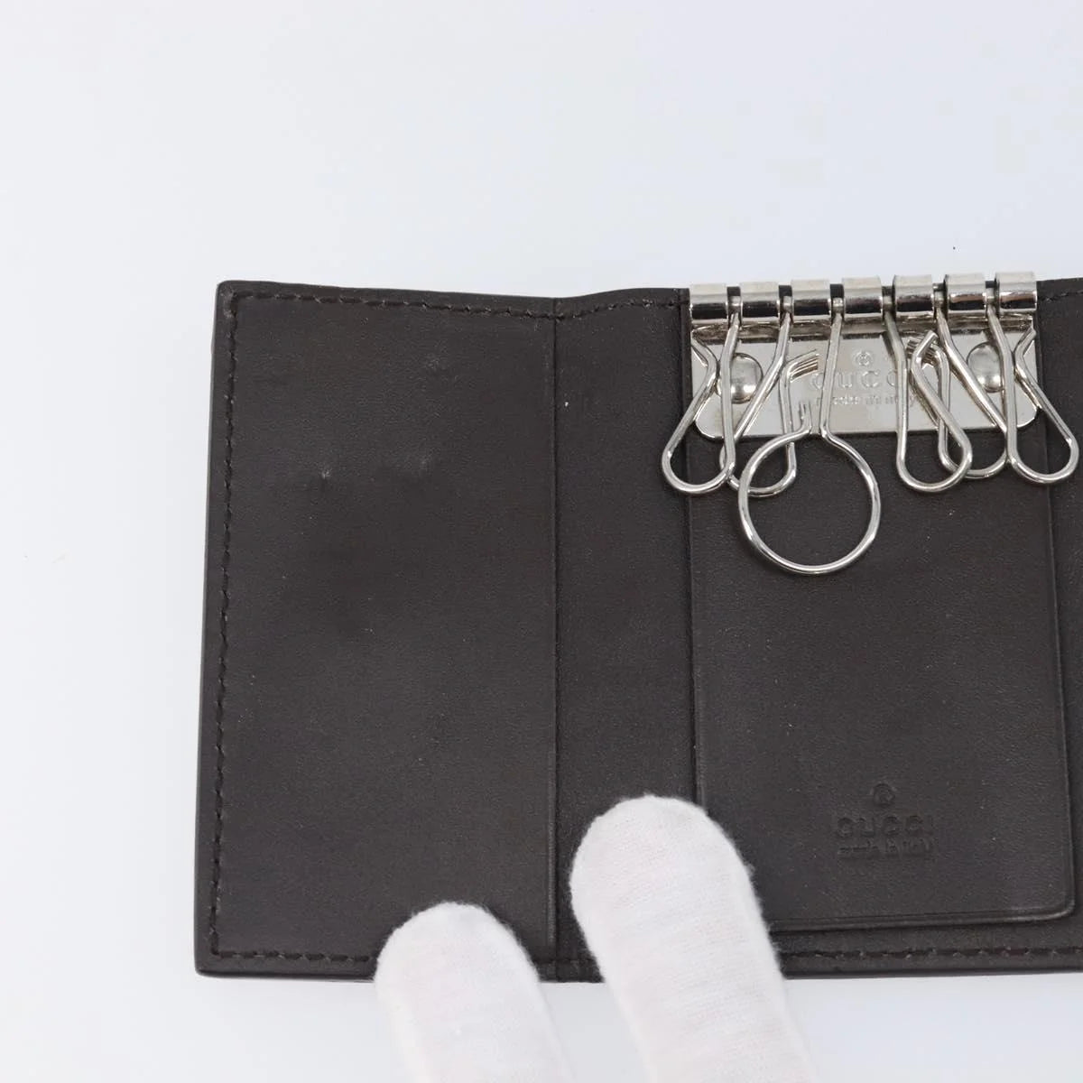 Gucci GG Guccissima Key Case