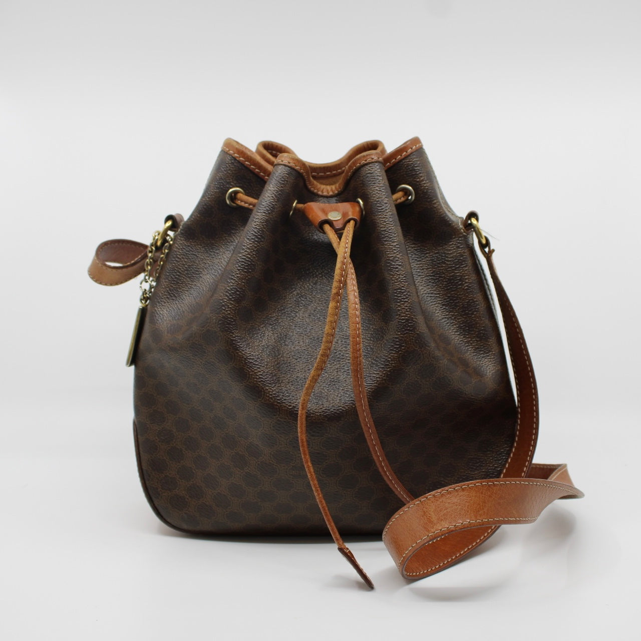 Celine Macadam Bucket Shoulder Bag