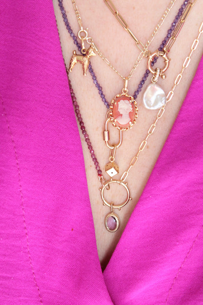 Baroque Pearl & Diamond Pendant