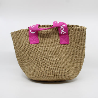Chloe Raffia Basket Bag