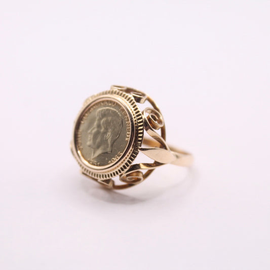 John F Kennedy Coin Ring