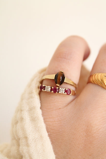 Single Tiger's Eye Ring