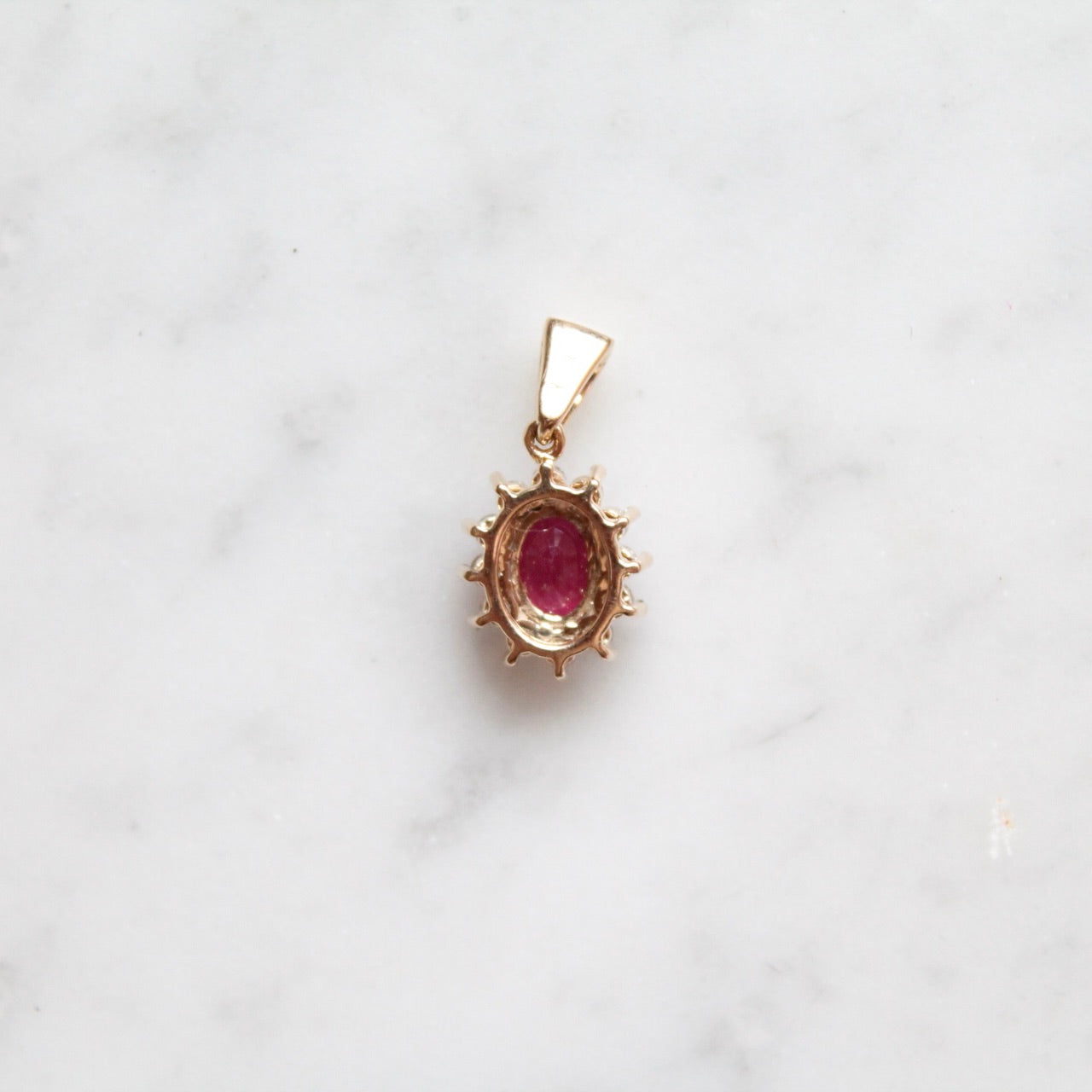 Ruby Lady Di Pendant