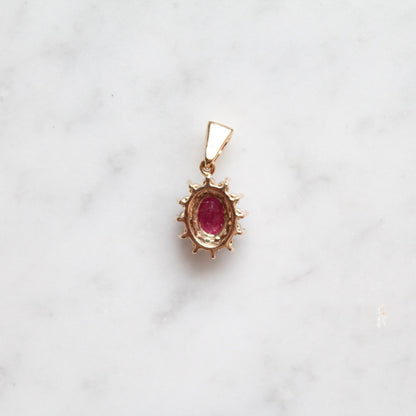 Ruby Lady Di Pendant