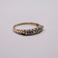 Peridot & Diamond Row Ring