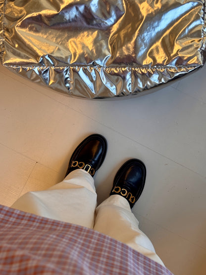 Gucci Cara Logo Loafers