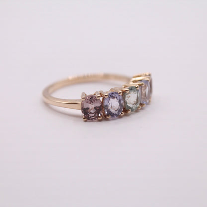 Pastel Sapphire Row Ring