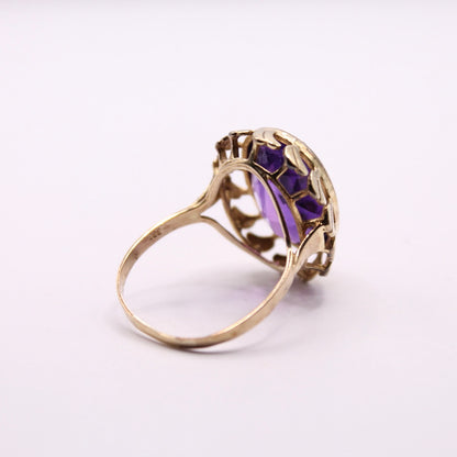 Amethyst Statement Ring