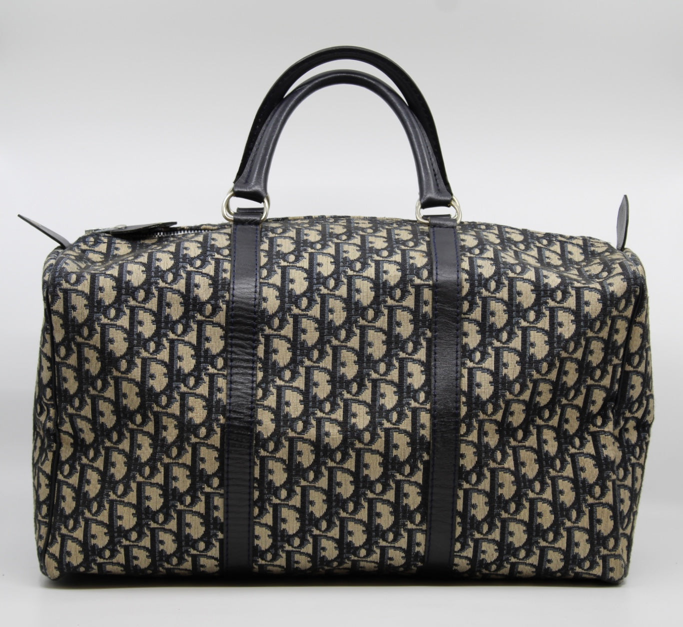 Christian Dior Trotter Canvas Boston Bag