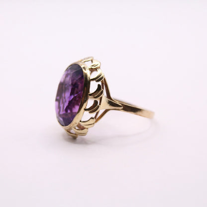 Amethyst Statement Ring