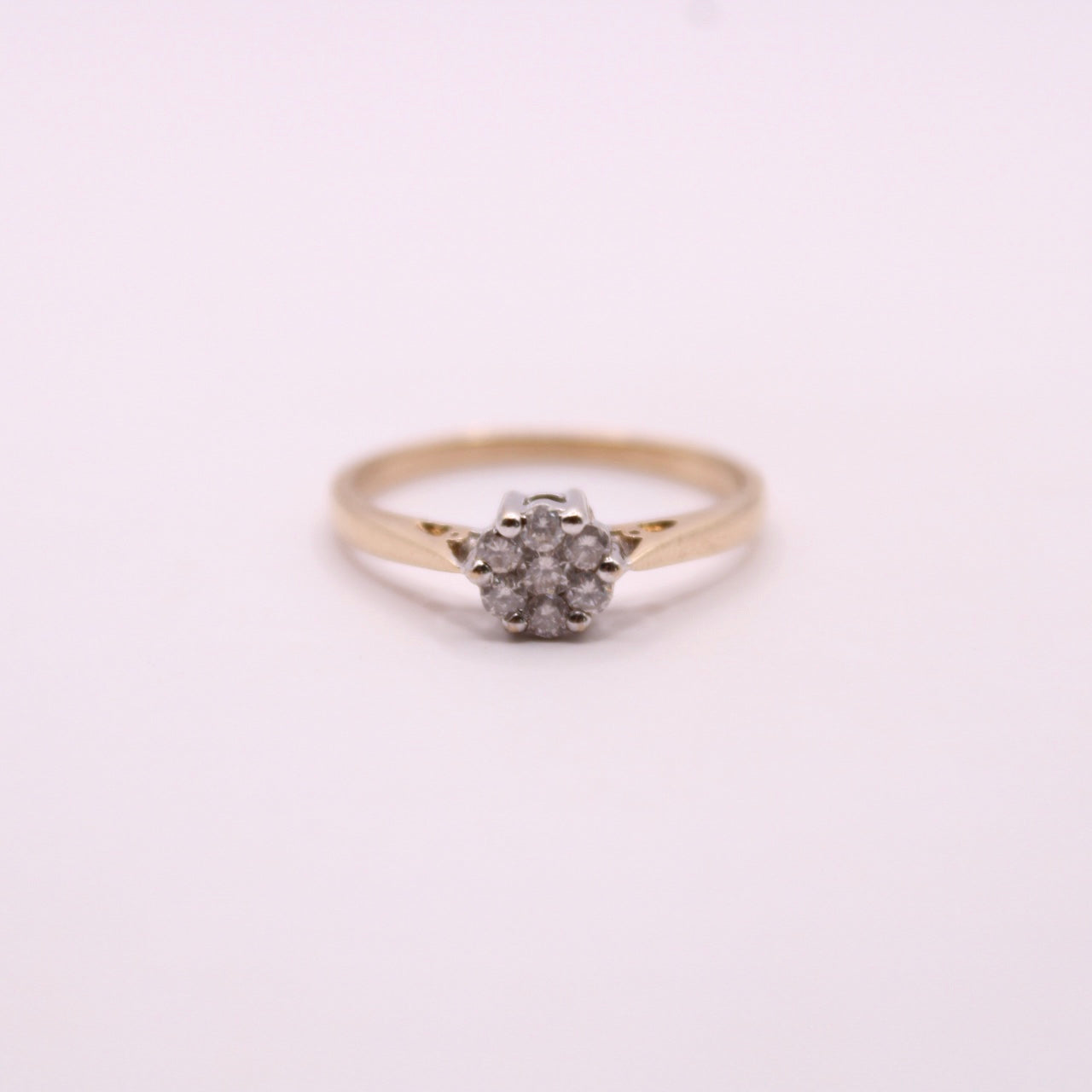 Diamond Flower Ring