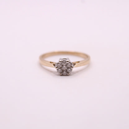 Diamond Flower Ring