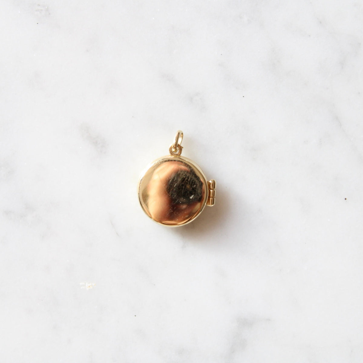 Round Heart Photo Locket