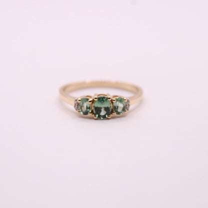 Montana Sapphire Trilogy Ring