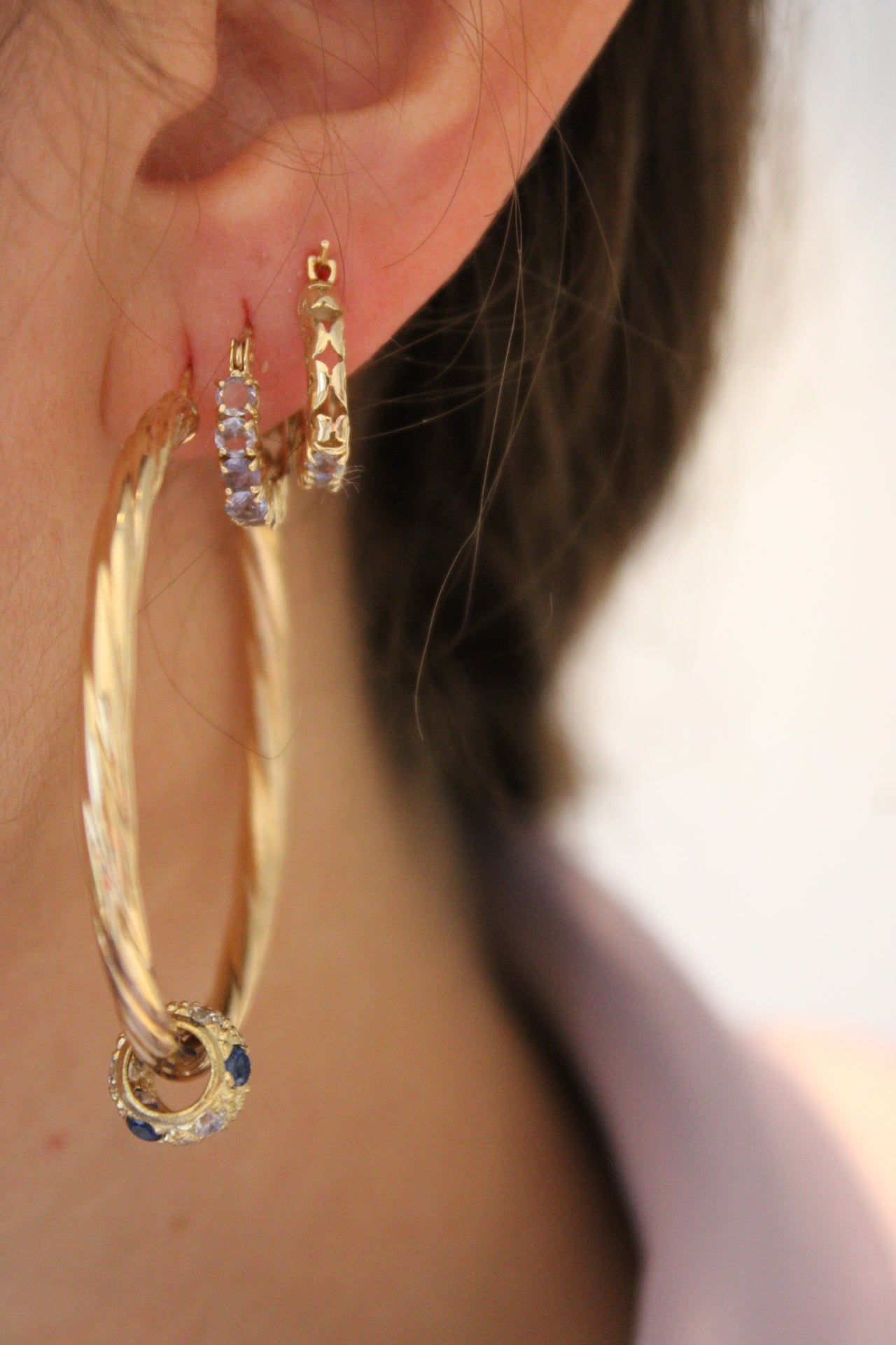 XL Twist Hoop Earrings