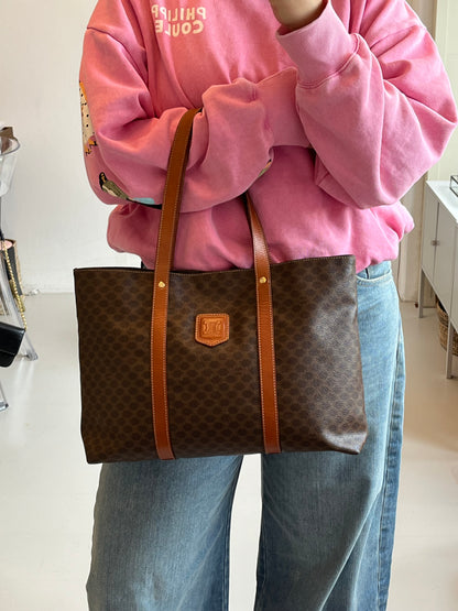 Celine Macadam Canvas Tote Bag