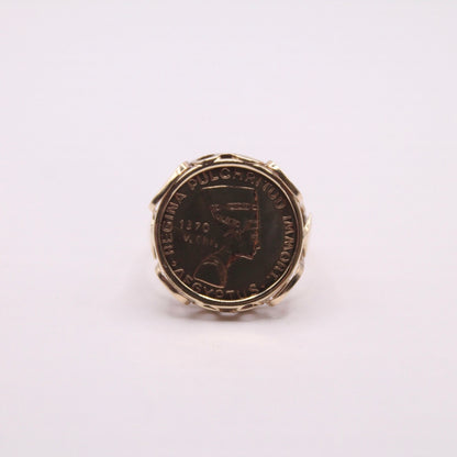 Nefertiti Coin Ring