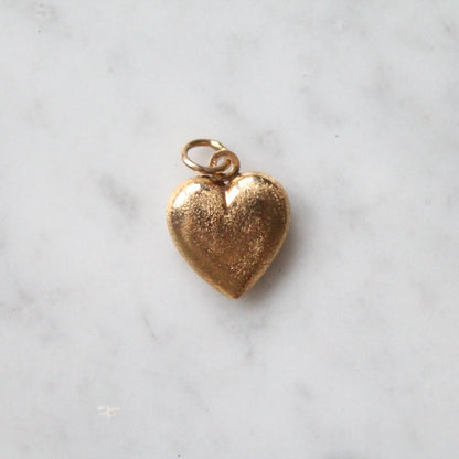 XL Matte Heart Charm