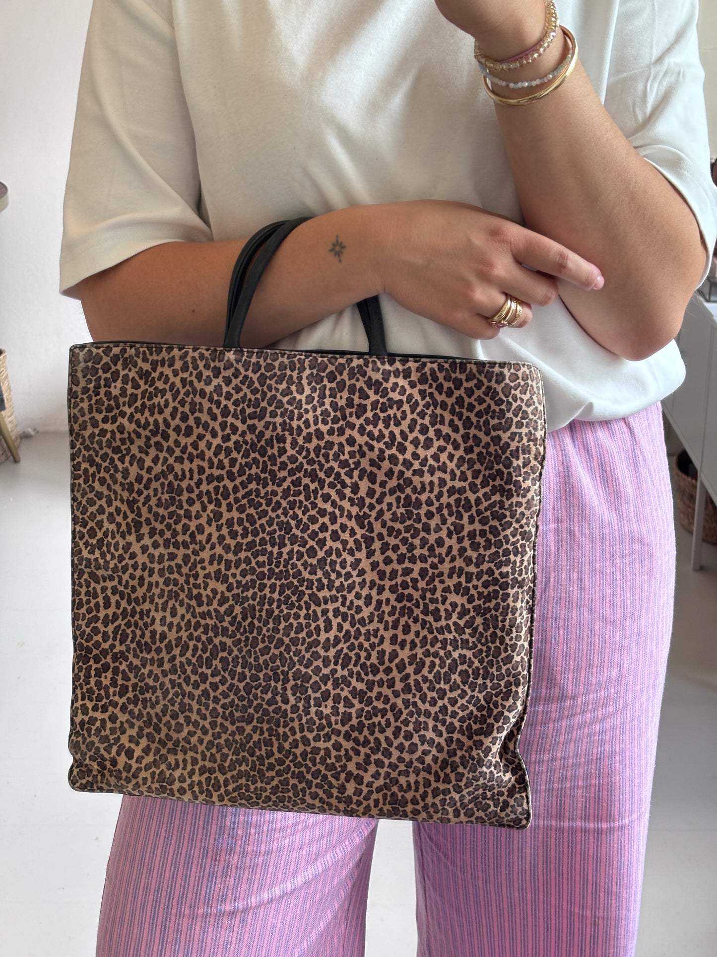 Loewe Leopard Hand Bag