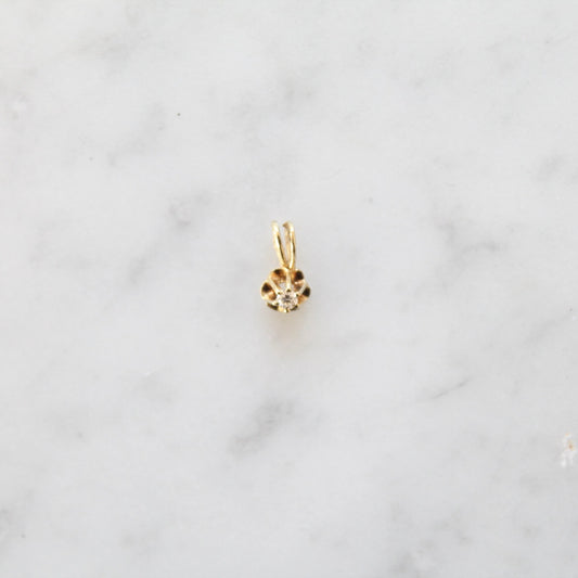 Tiny Diamond Pendant