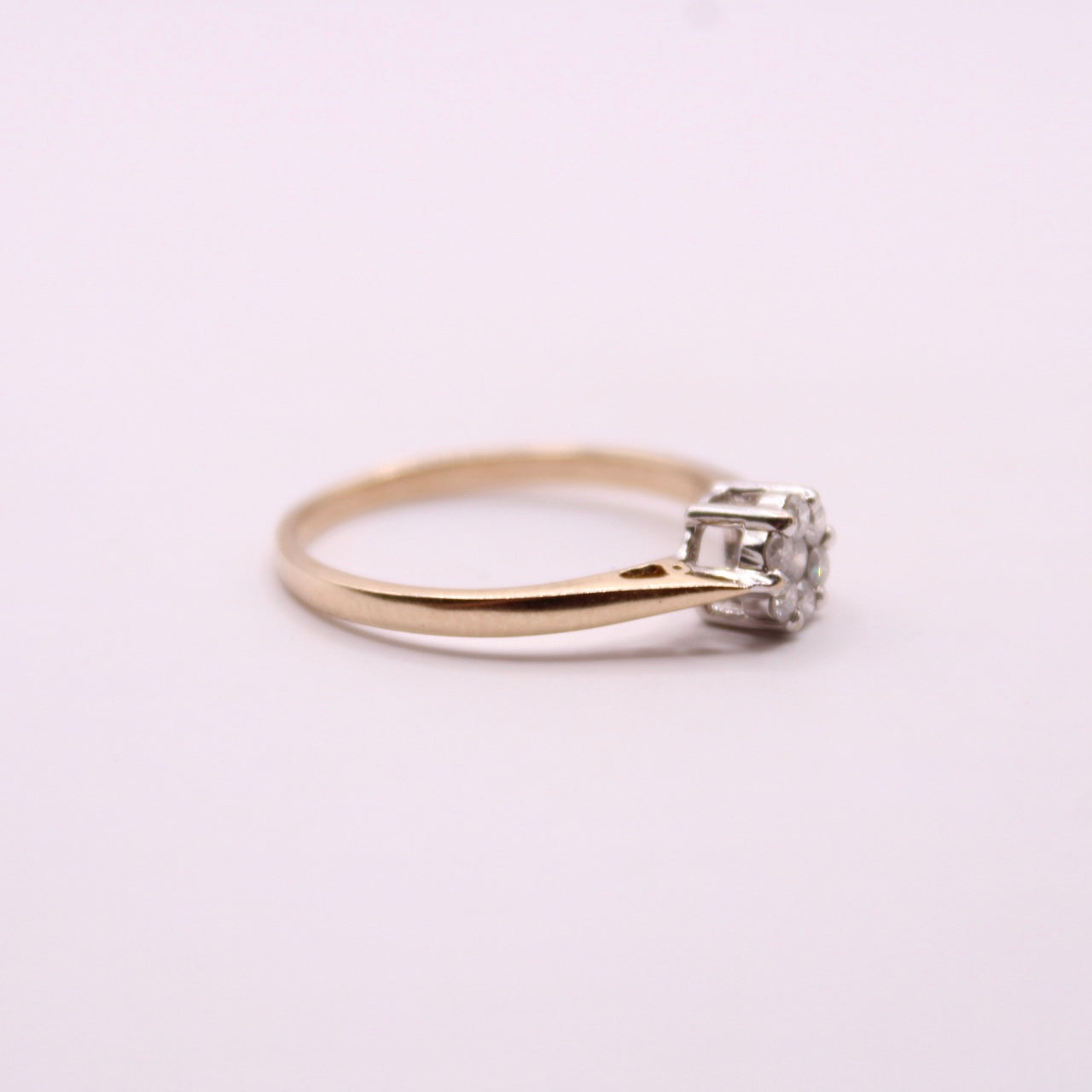 Diamond Flower Ring
