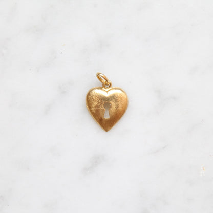 Heart Lock Charm