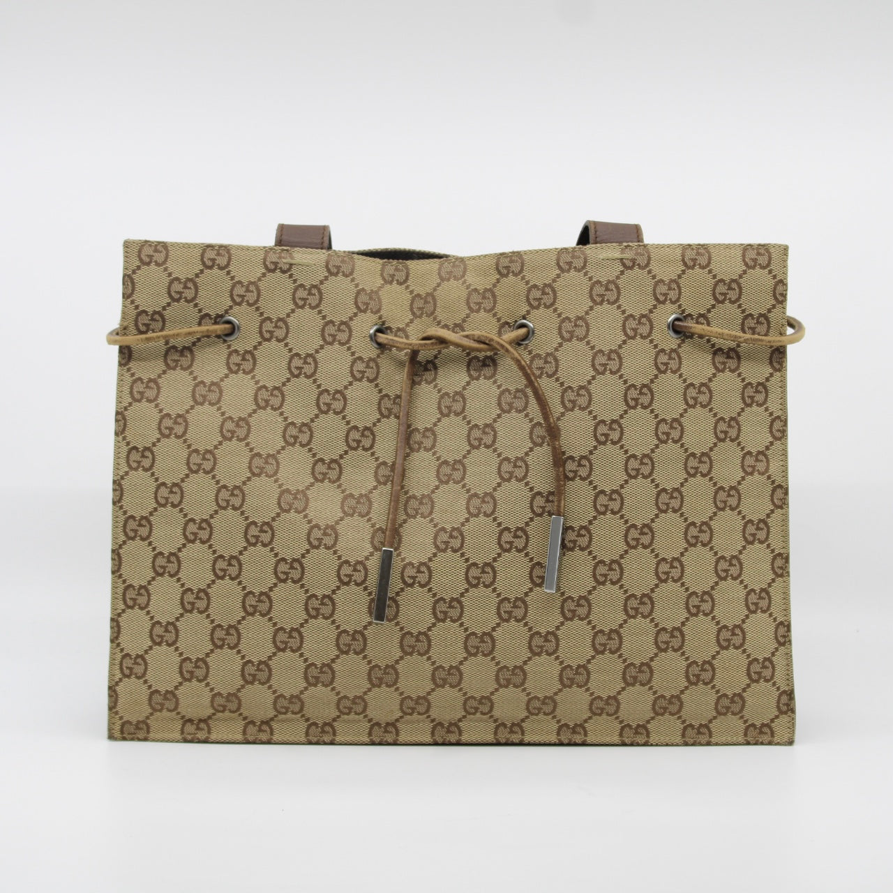 Gucci GG Canvas Drawstring Bag
