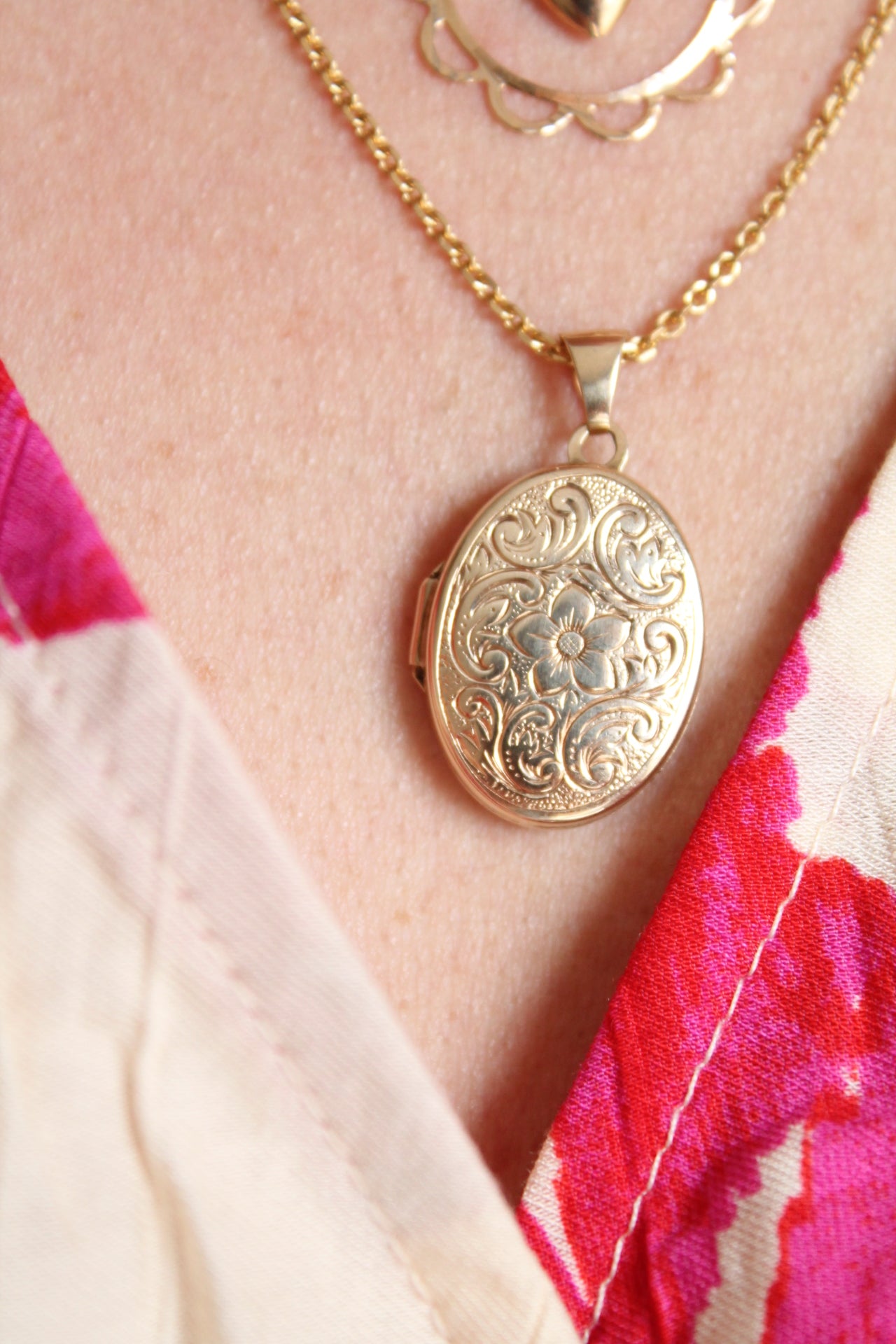 Floral Photo Locket