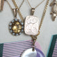 Citrine & Seedpearl Pendant
