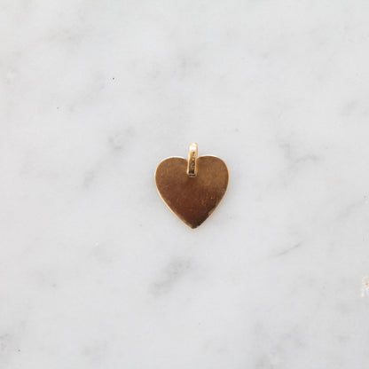 Je t'Aime Heart Charm