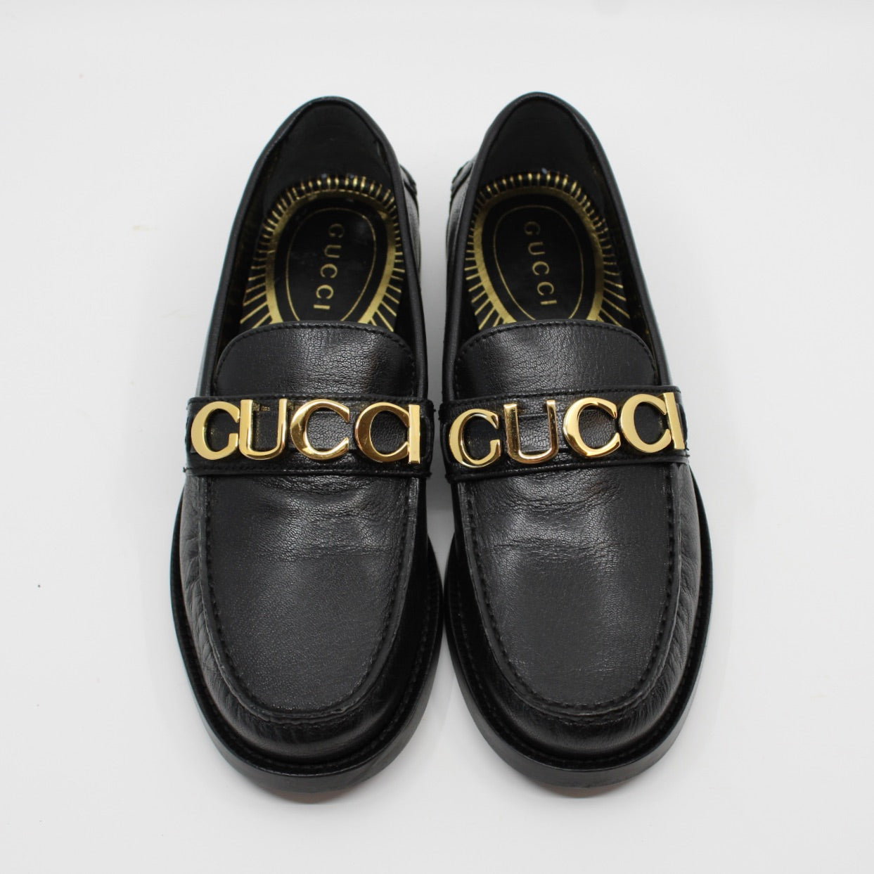 Gucci Cara Logo Loafers