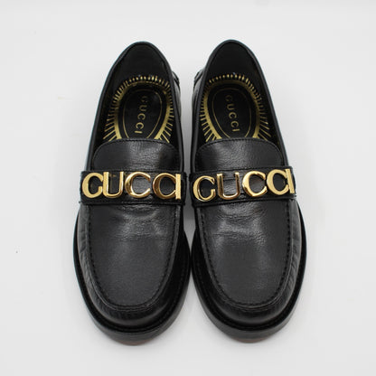 Gucci Cara Logo Loafers