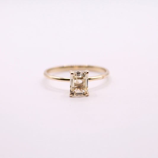 Single Classy Kunzite Ring