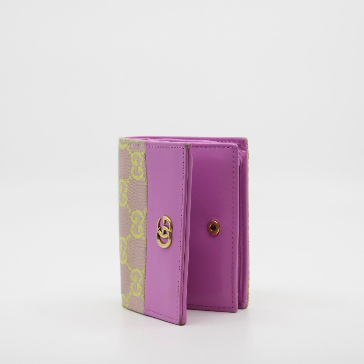 Gucci GG Canvas Compact Wallet