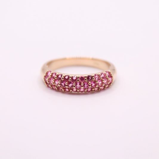 Rose Spinel Dome Ring