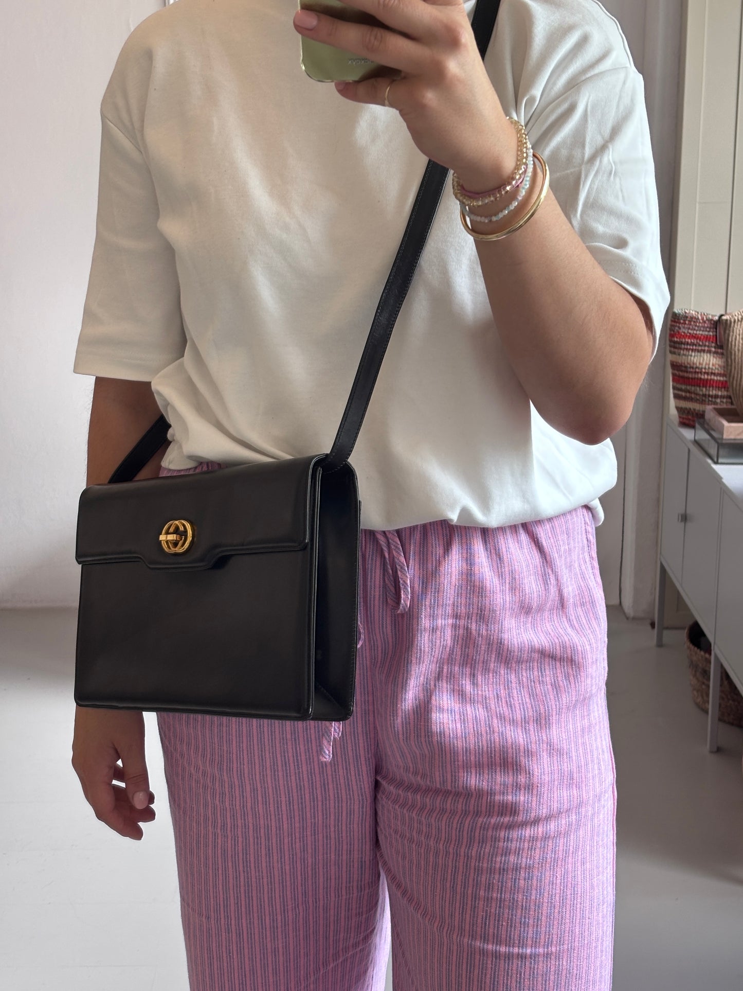 Gucci Turn Lock Shoulder Bag