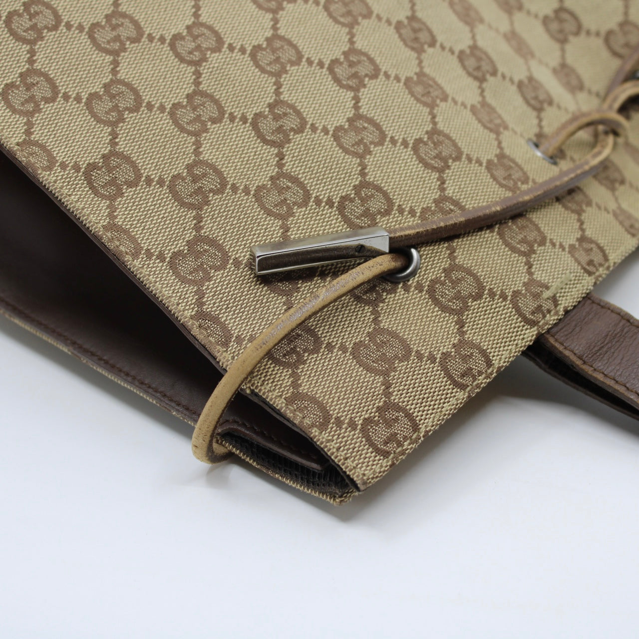 Gucci GG Canvas Drawstring Bag
