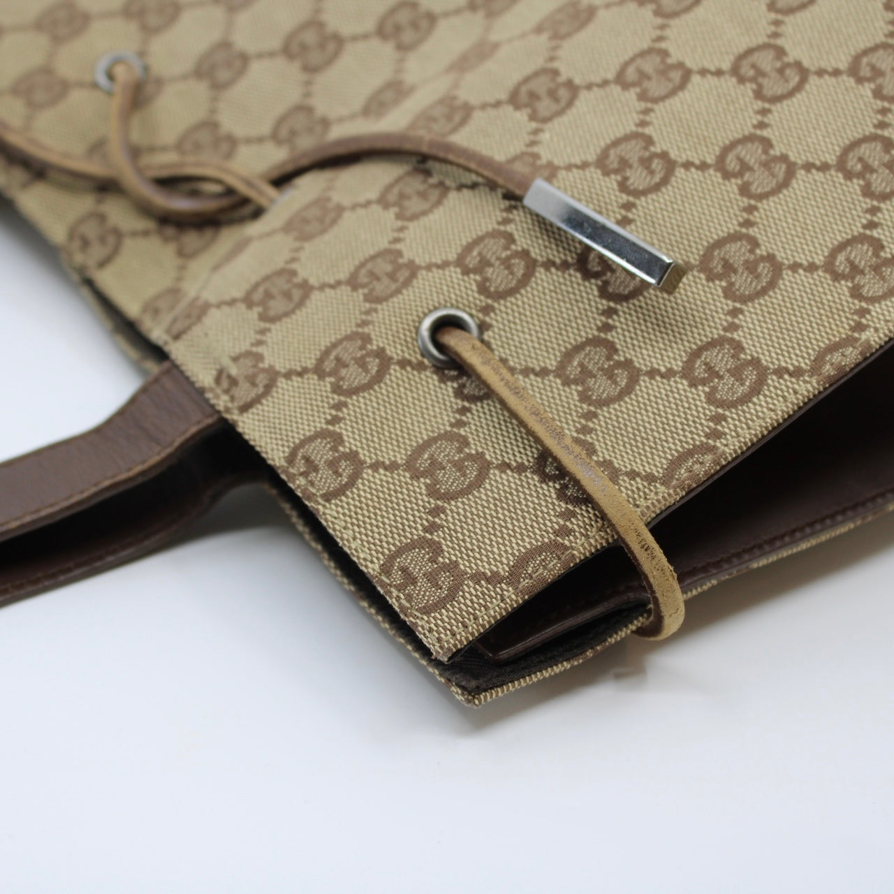 Gucci GG Canvas Drawstring Bag