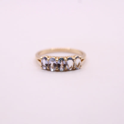 Tanzanite Row Ring