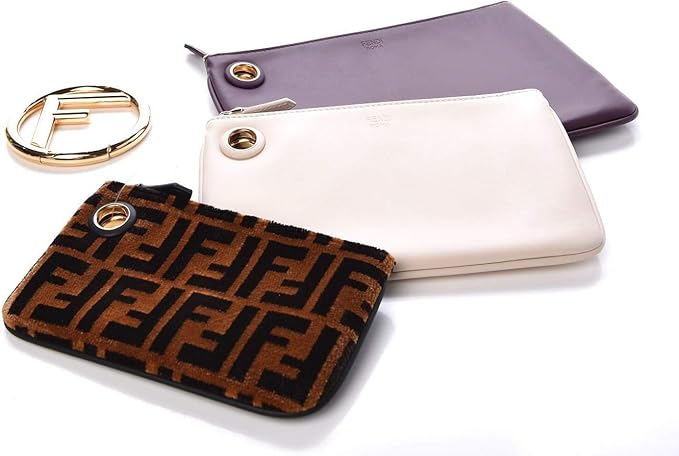 Fendi Triplette Zucca Clutch/Pouch
