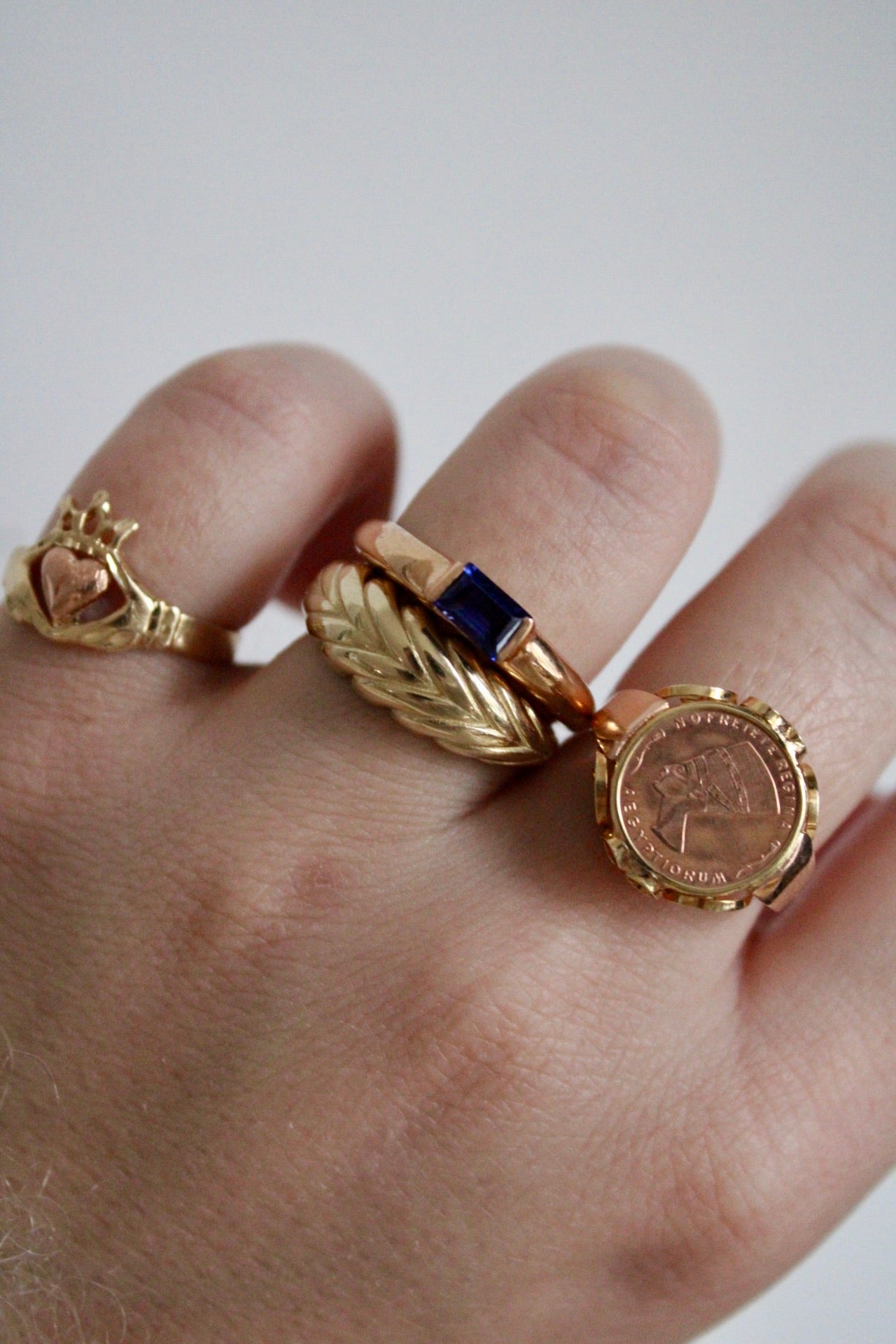 Nefertiti Coin Ring