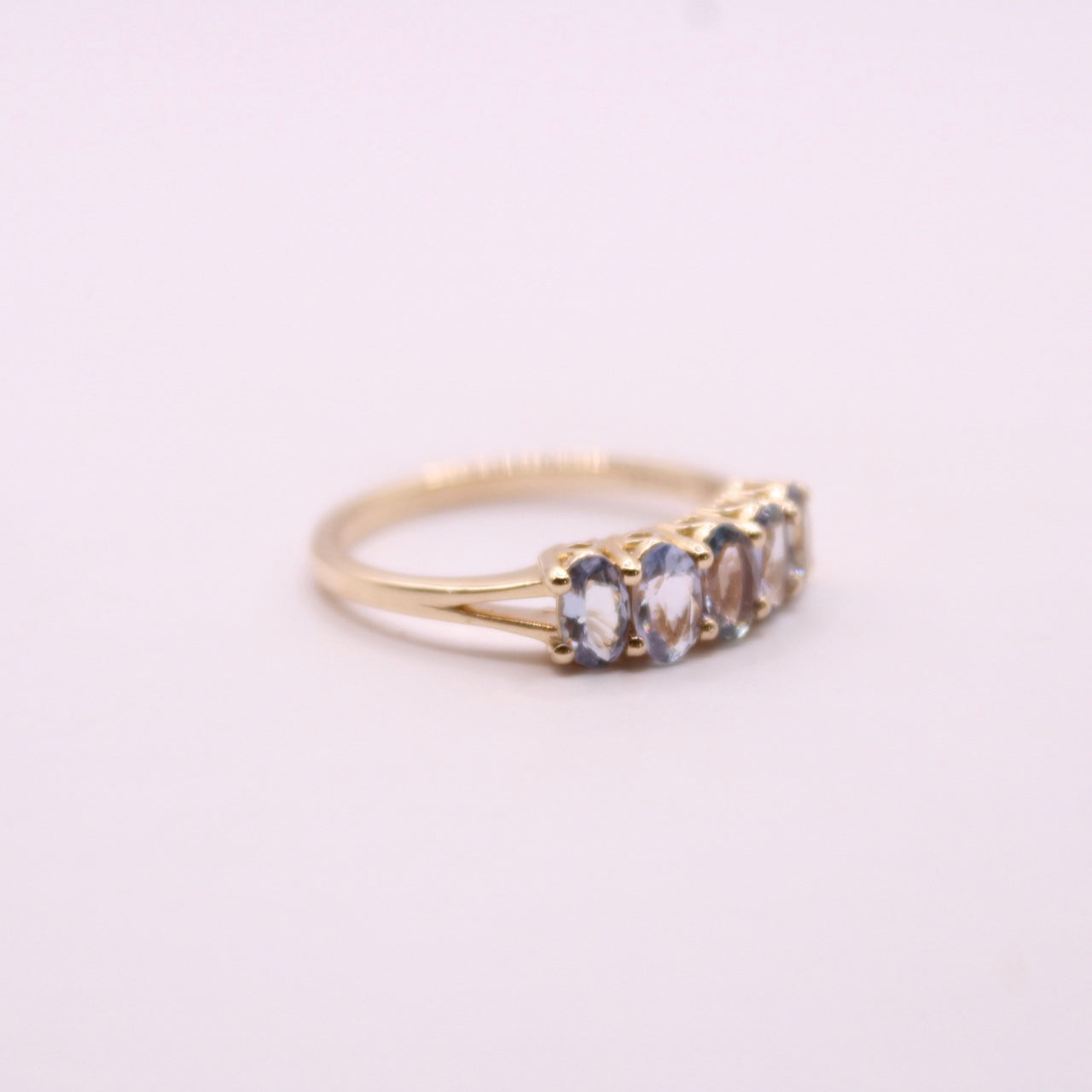 Tanzanite Row Ring