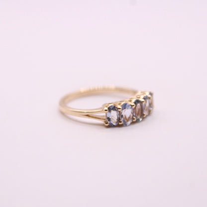 Tanzanite Row Ring