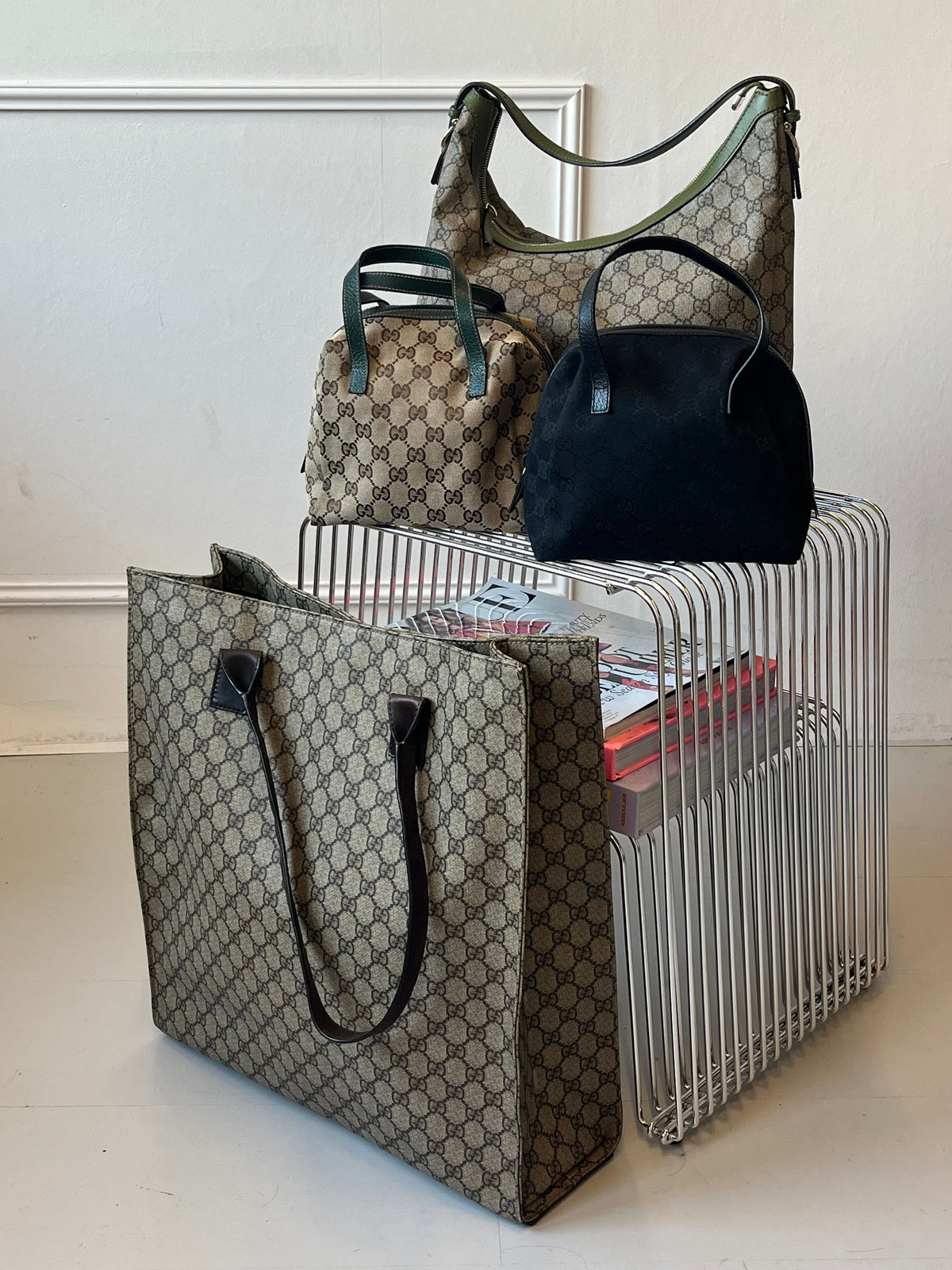 Gucci GG Canvas Balthus Hand Bag